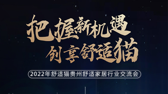 把握新机遇·创享舒适猫 ——2022年舒适猫贵州舒适家居行业交流会